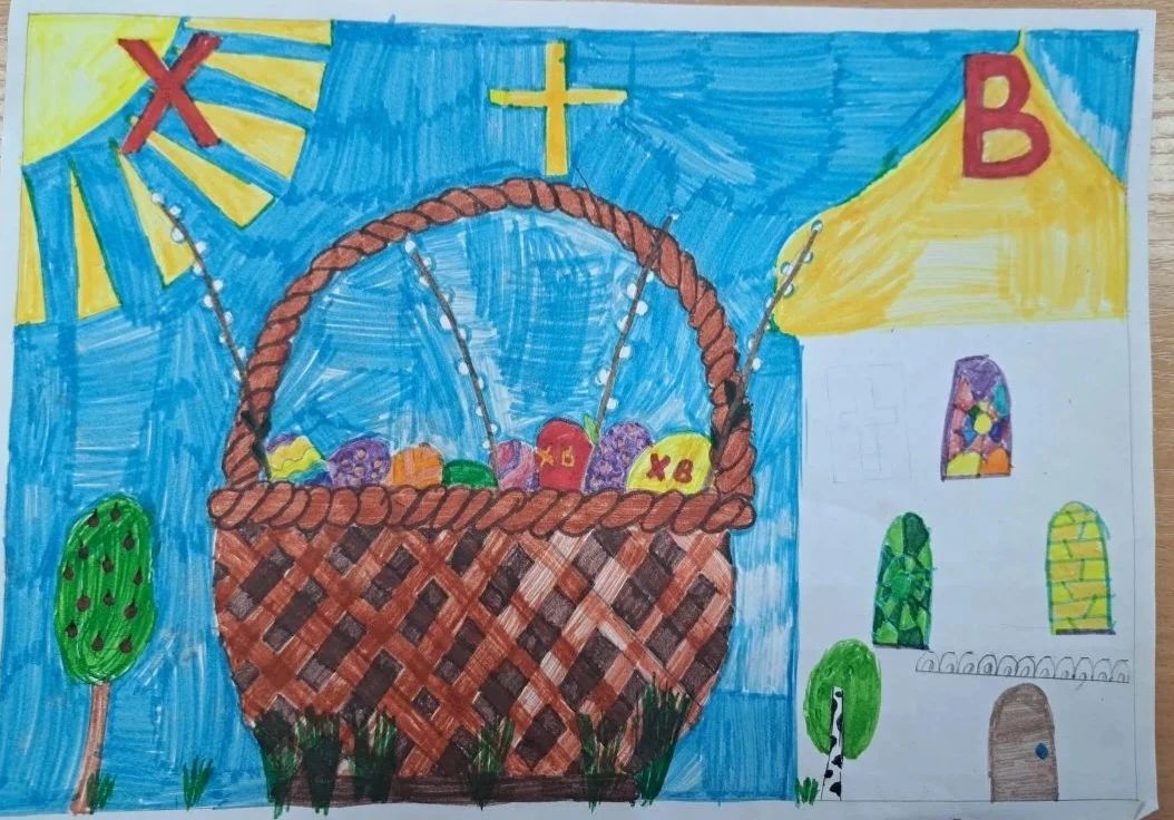 Фото к статье: Готовимся к пасхальной выставке в ТЮЗе!